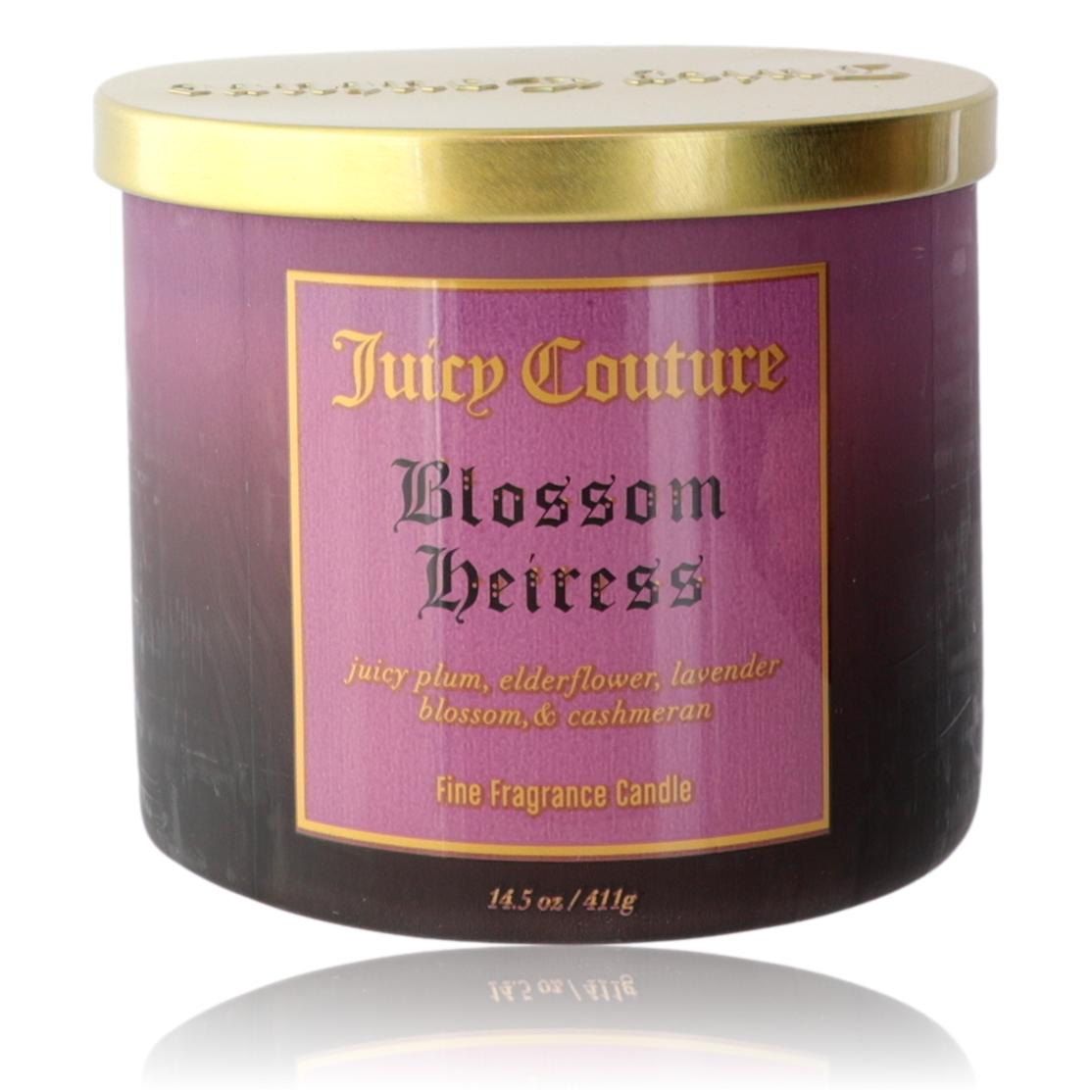 Juicy Couture 14.5 oz Soy Wax Blend 3 Wick Candle - Blossom Heiress by Juicy Couture