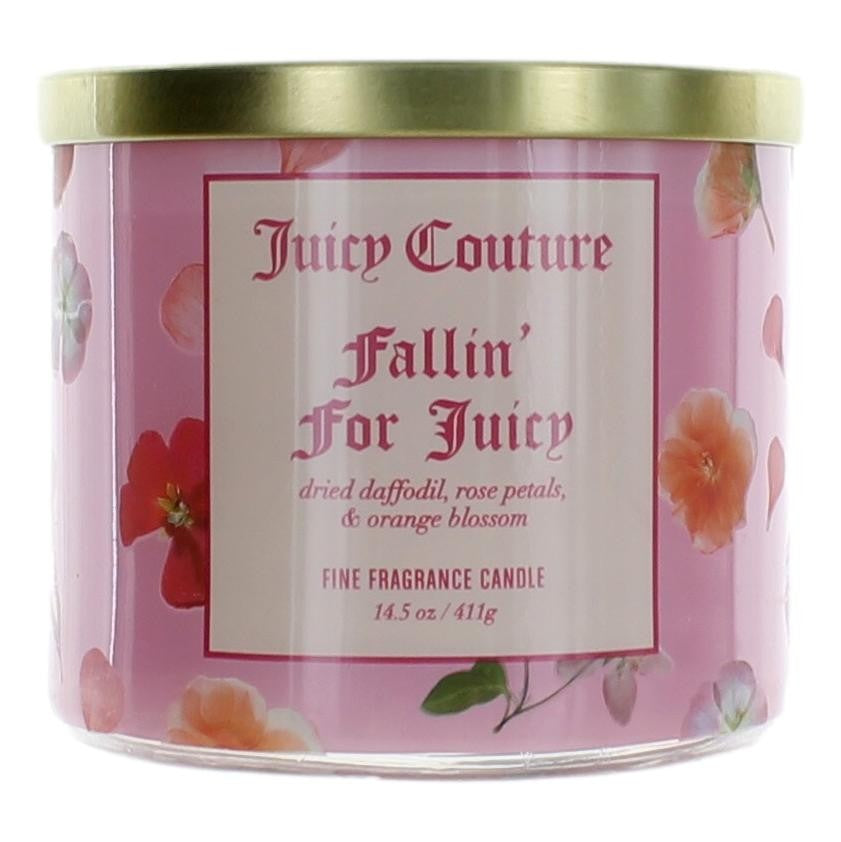 Juicy Couture 14.5 oz Soy Wax Blend 3 Wick Candle - Fallin' For Juicy by Juicy Couture