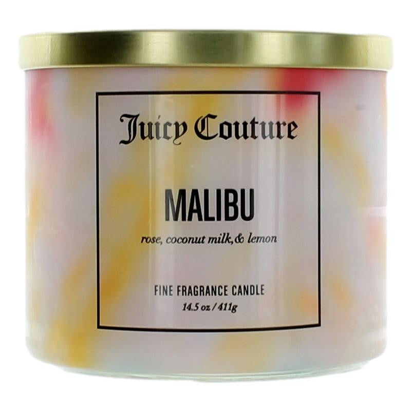 Juicy Couture 14.5 oz Soy Wax Blend 3 Wick Candle - Malibu by Juicy Couture