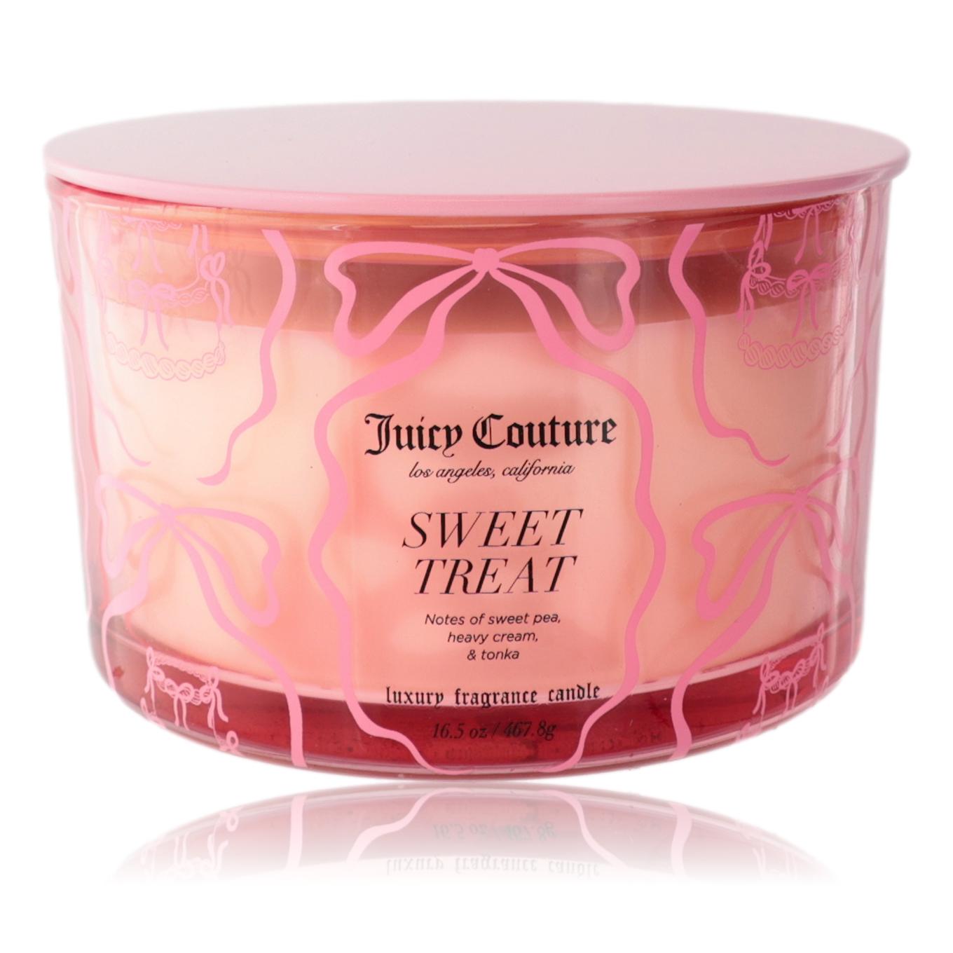 Juicy Couture 16.5 oz Soy Wax Blend 3 Wick Candle - Sweet Treat by Juicy Couture