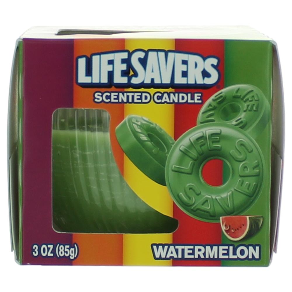 Life Savers Scented Candle 3 oz Jar - Watermelon by Life Savers
