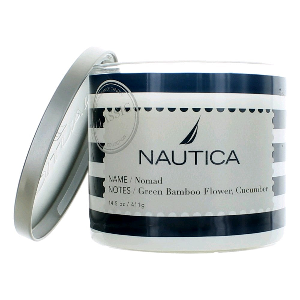 Nautica 14.5 oz Soy Wax Blend 3 Wick Candle - Nomad by Nautica