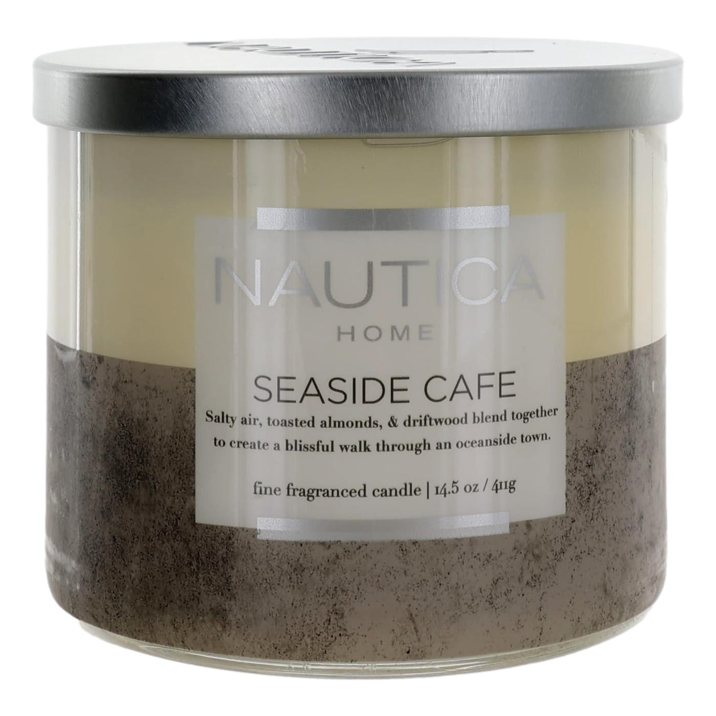 Nautica 14.5 oz Soy Wax Blend 3 Wick Candle - Seaside Cafe by Nautica