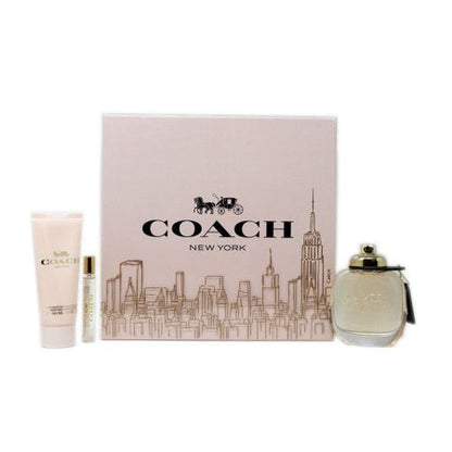 Coach New York Eau De Parfum 3 Piece Gift Set by Coach