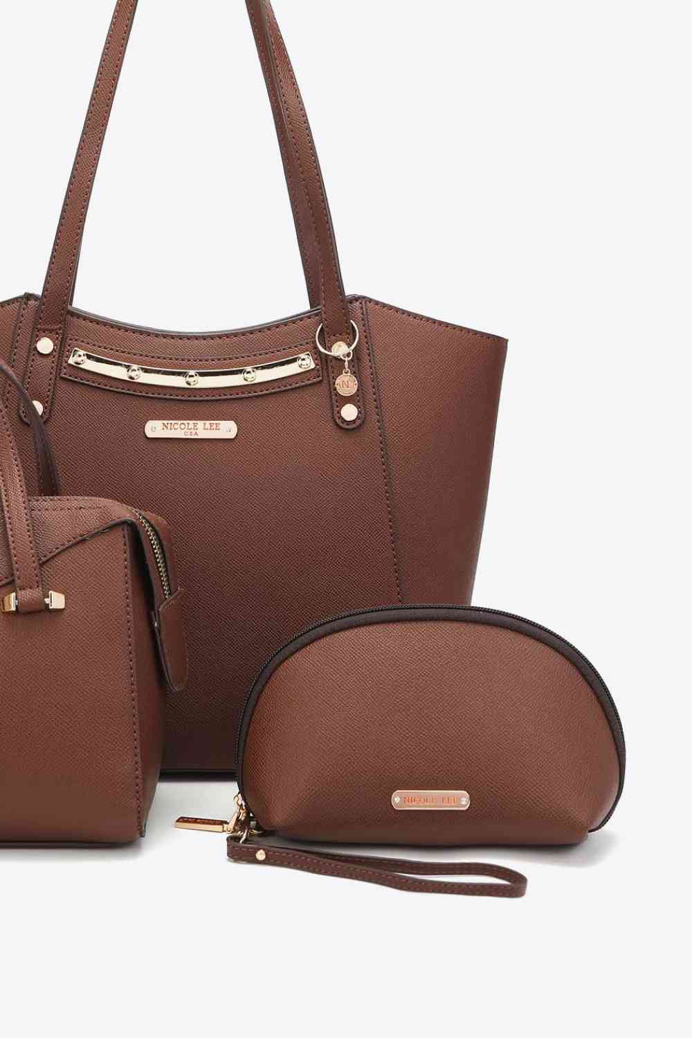 Nicole Lee USA At My Best Handbag Set - Chocolate