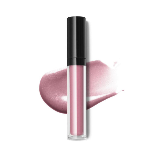 Danyel Cosmetics Raspberry Shimmer Lip Plumping Gloss | Sheer Pink High-Shine Danyel Raspberry Shimmer Lip Plumping Gloss