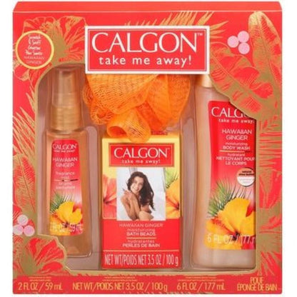 Calgon Hawaiian Ginger 4 Piece Gift Set by Coty