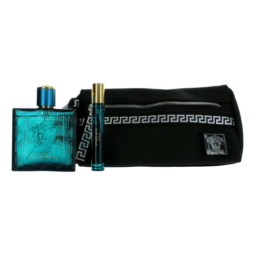 Versace Eros Eau De Parfum 3 Piece Gift Set by Versace