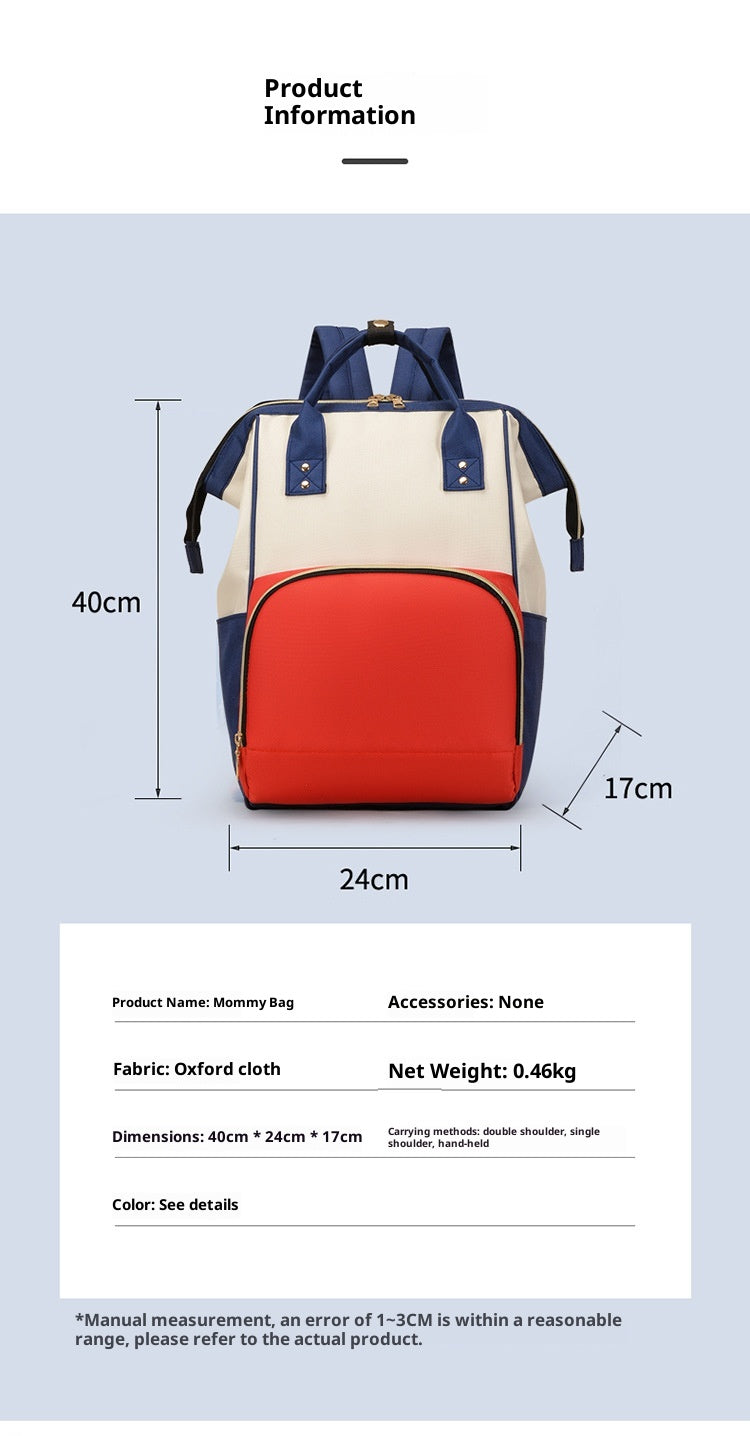 Water-repellent Oxford Fabric Backpack With A Stylish Versatile Design by Baby Joy