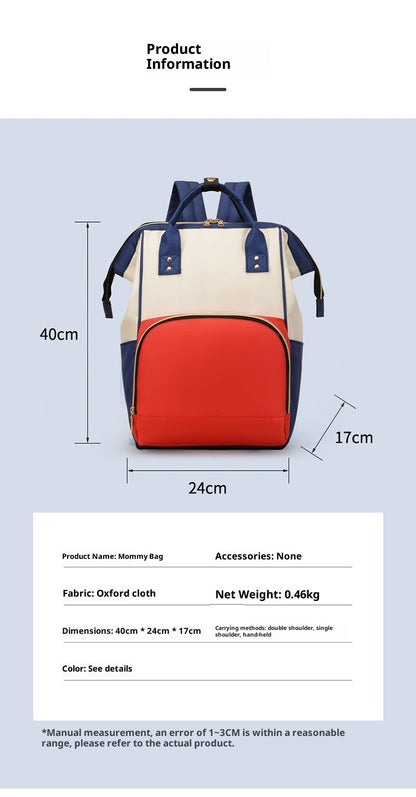 Water-repellent Oxford Fabric Backpack With A Stylish Versatile Design by Baby Joy