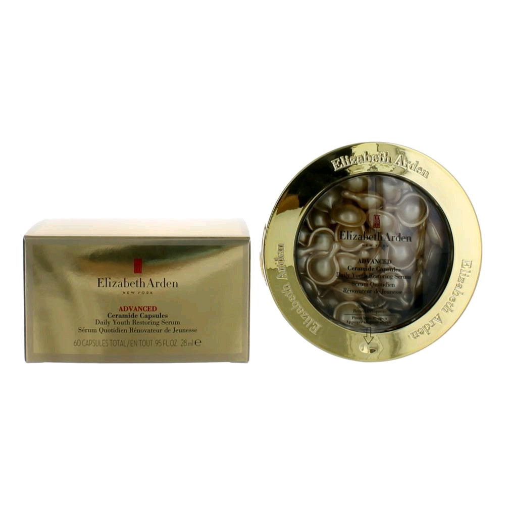 Ceramide by Elizabeth Arden, 60 Advanced Daily Youth Restoring Serum Capsules by Elizabeth Arden