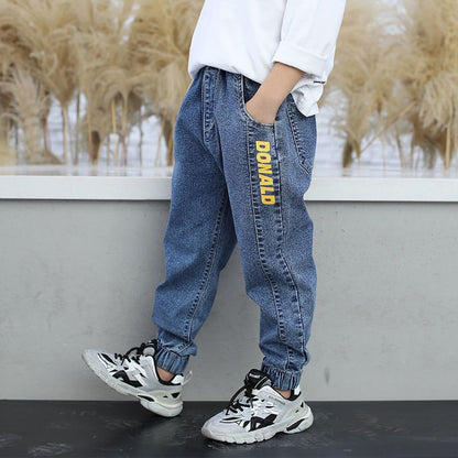 Boys' Jeans Spring And Autumn Models New Spring by Baby Joy