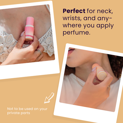 Golden Vanilla Solid Fragrance Stick | Brown Sugar & Vanilla Perfume