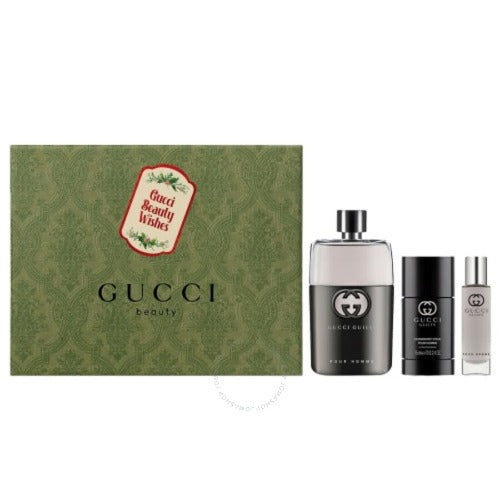Gucci Guilty 3 Piece Gift Set For Men by Gucci