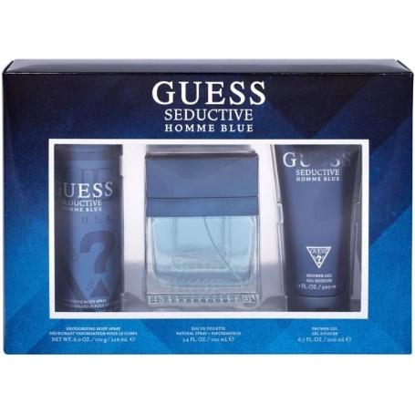 Guess Seductive Homme Blue 3 Piece Gift Set by Guess