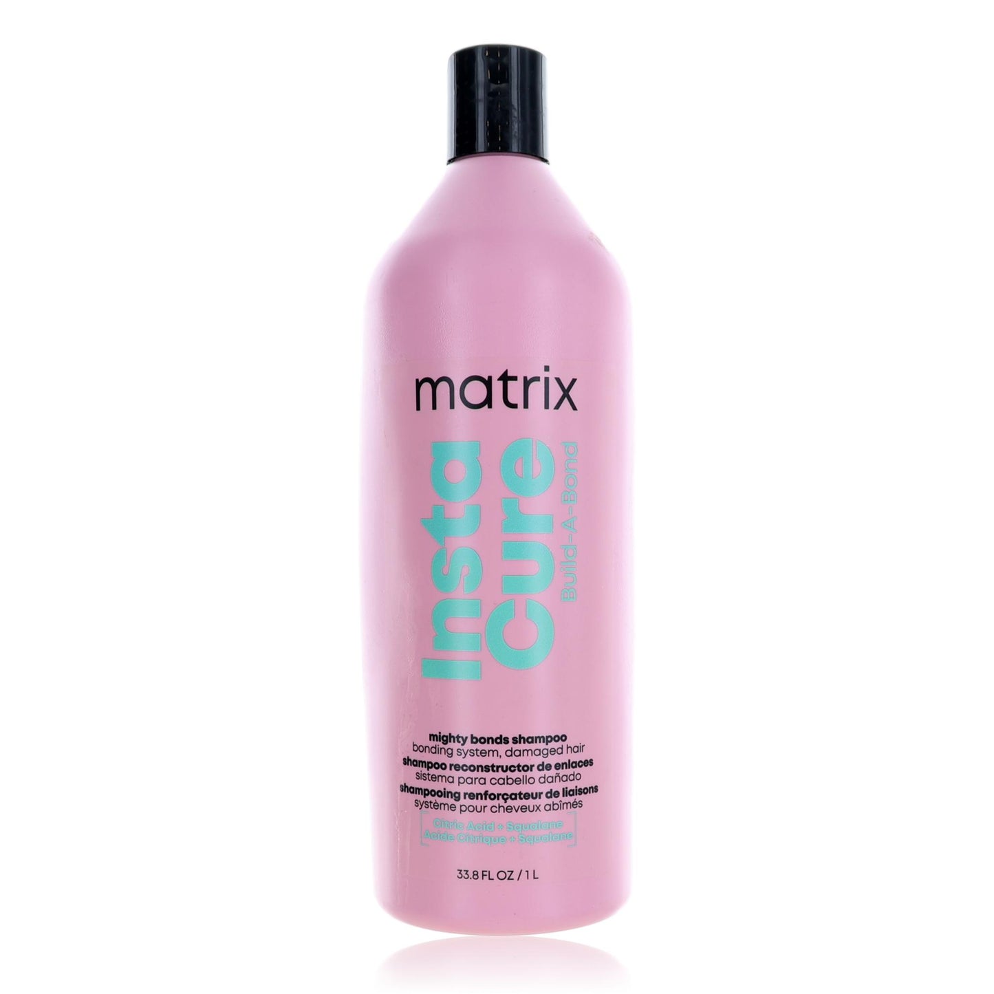 Instacure Build-A-Bond by Matrix, 1 Liter Mighty Bonds Shampoo by Matrix