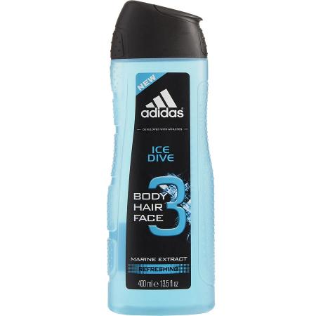 Adidas Ice Dive 3 Body, Hair & Face Shower Gel by Adidas