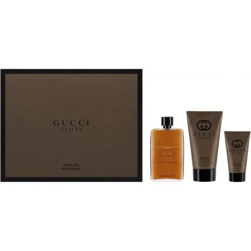 Gucci Guilty Absolute Pour Homme 3 Piece Gift Set by Gucci