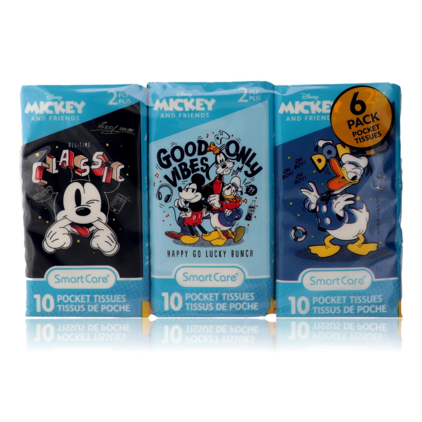 Mickey & Friends by Disney, 6 Pack 10 Pocket Tissues by Disney