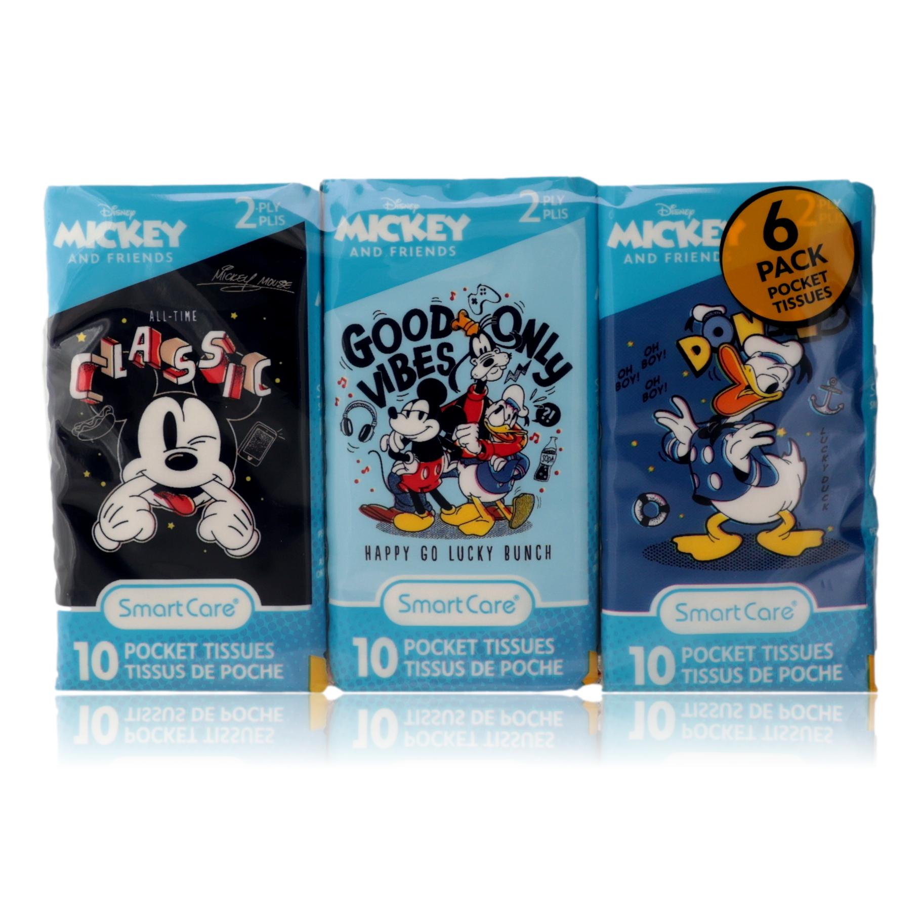 Mickey & Friends by Disney, 6 Pack 10 Pocket Tissues by Disney