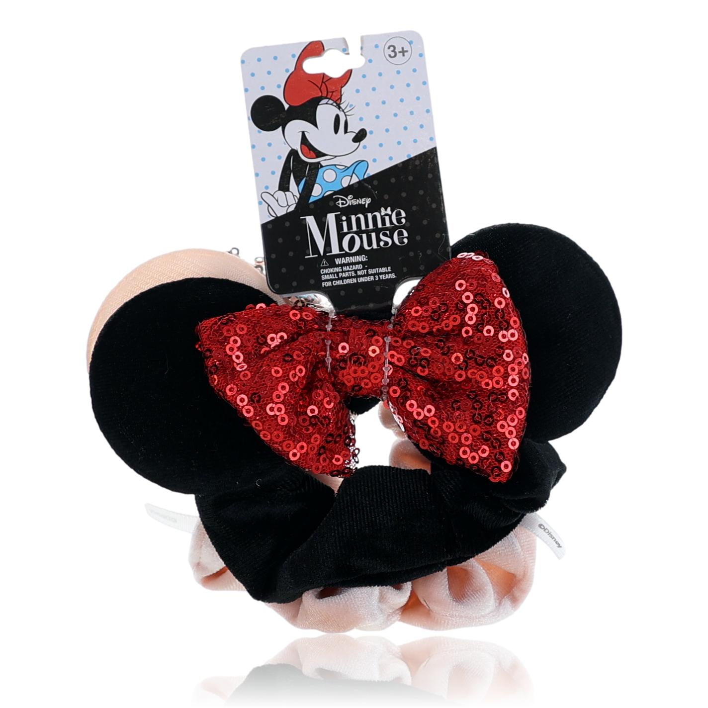 Minnie Mouse Hair Scrunchies by Disney, 2 Pack for Kids by Disney
