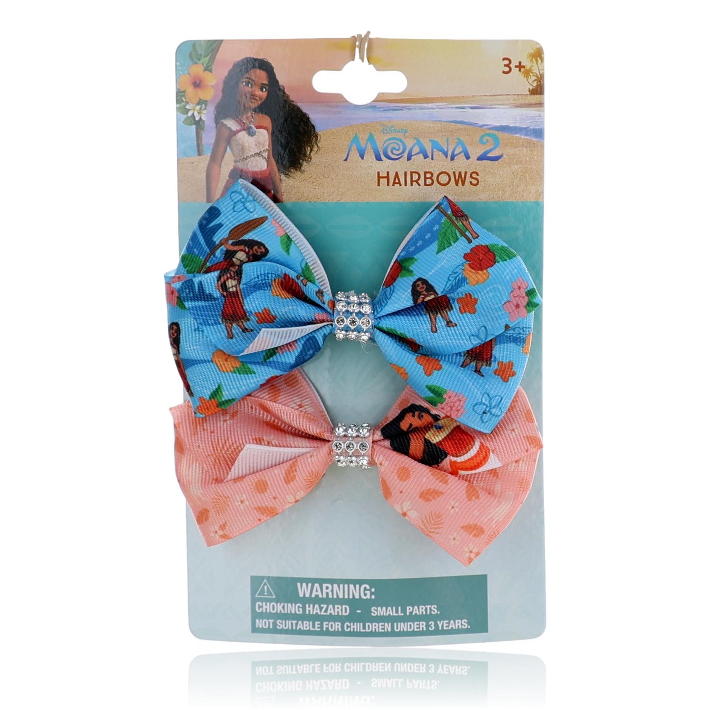 Moana Hair Bows by Disney, 2 Pack for Kids by Disney