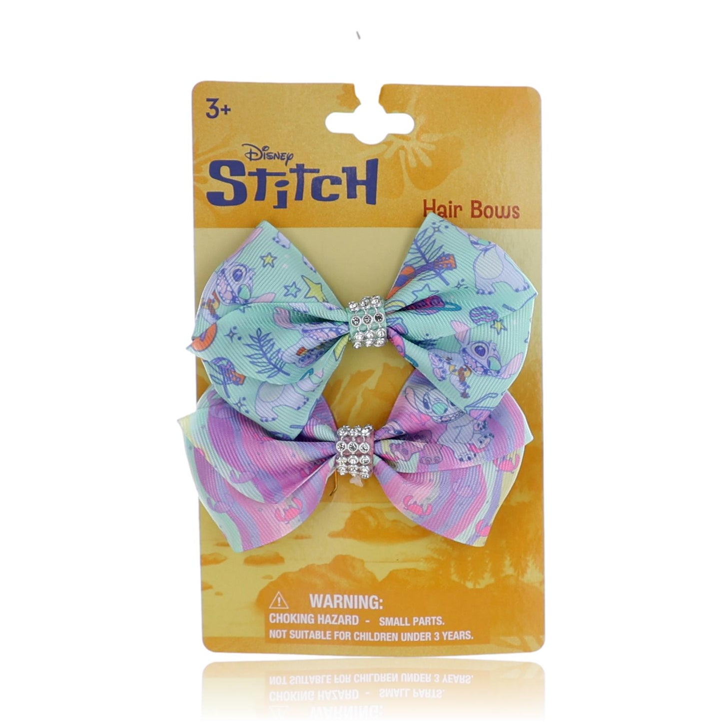 Stitch Hair Bows by Disney, 2 Pack for Kids by Disney