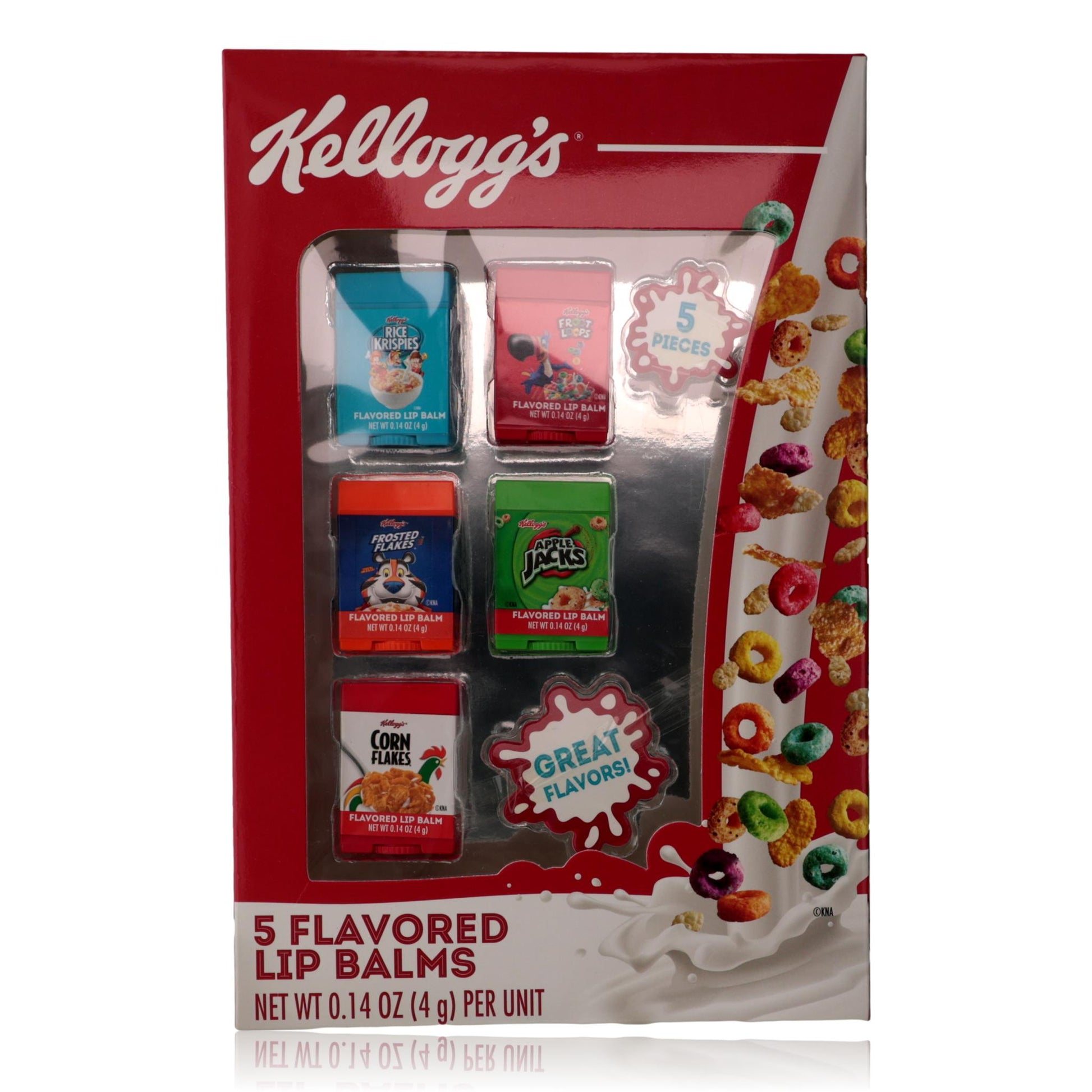 Kellogg's by Kellogg's, 5 Piece Flavored Lip Balm for Kids by Kellogg's