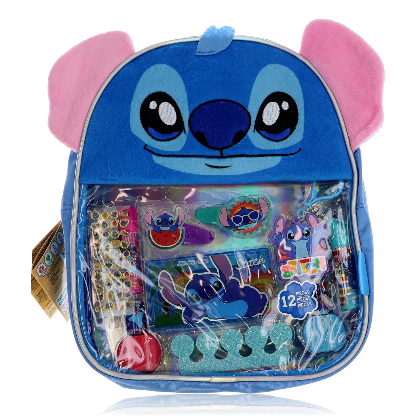 Stitch by Disney, 12 Piece Cosmetic Set with Bag for Kids by Disney