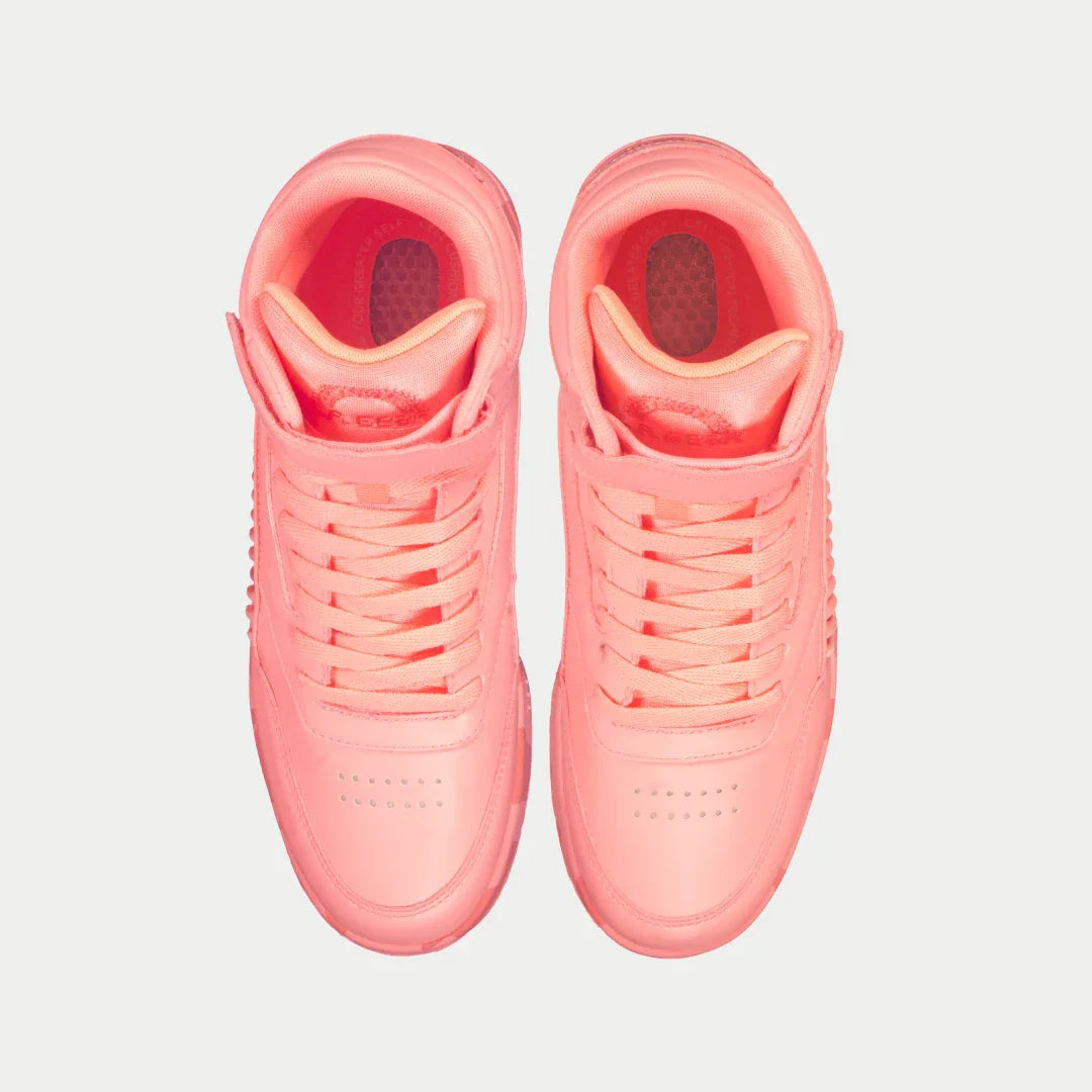 LA Gear Women's Flame Hightop | Neon Peach Glow Neon Peach Glow