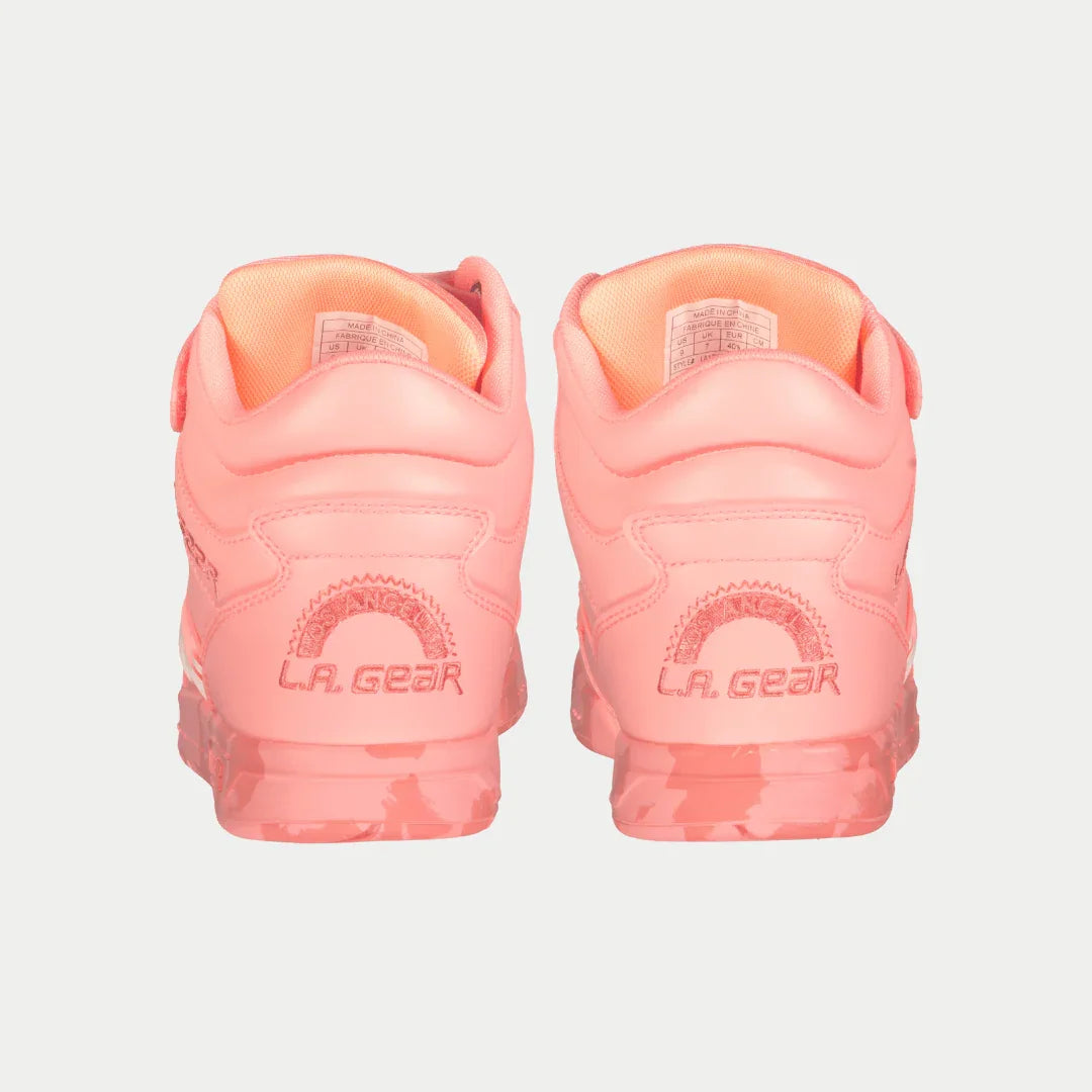 LA Gear Women's Flame Hightop | Neon Peach Glow Neon Peach Glow