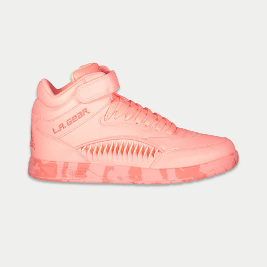 LA Gear Women's Flame Hightop | Neon Peach Glow 7.5 Neon Peach Glow