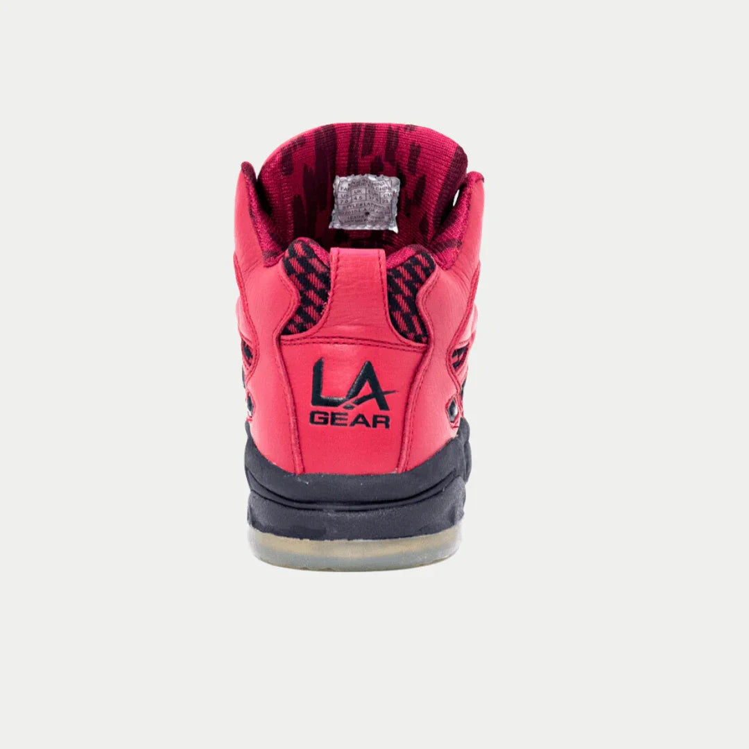LA Gear Women's LA Tech Light-Up Hightop | Red x Black