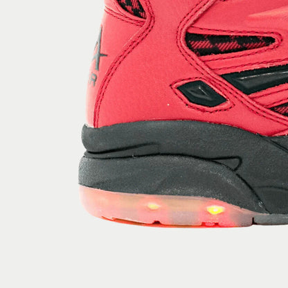 LA Gear Women's LA Tech Light-Up Hightop | Red x Black