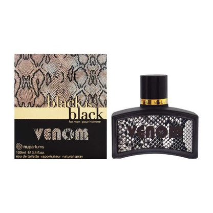 Black Is Black Venom Eau De Toilette by Nu Parfums