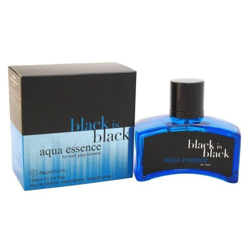 Black Is Black Aqua Essence Eau De Toilette by Nu Parfums