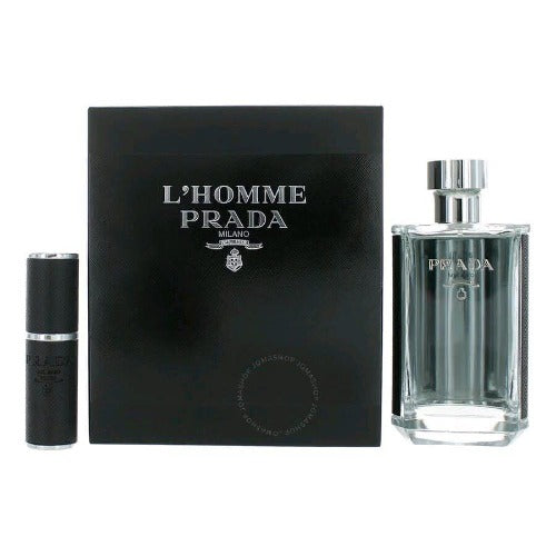 Prada L'Homme 2 Piece Travel Gift Set by Prada