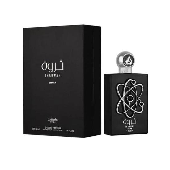 Lattafa Pride Tharwah Silver Eau De Parfum by Lattafa
