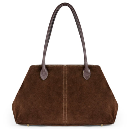 Italian Genuine Suede Tote Bag 242235