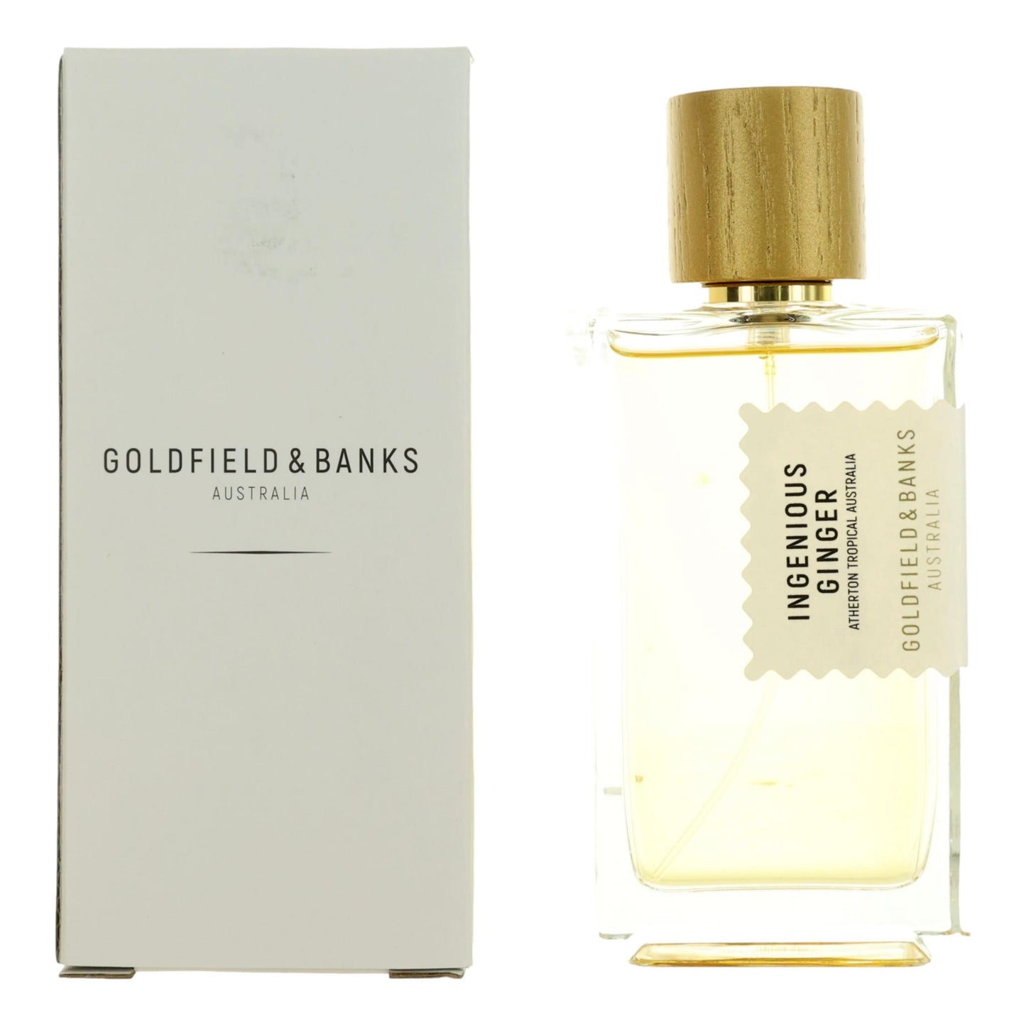 Ingenious Ginger by Goldfield & Banks, 3.4oz Perfume Spray for Unsiex Tester by Goldfield & Banks