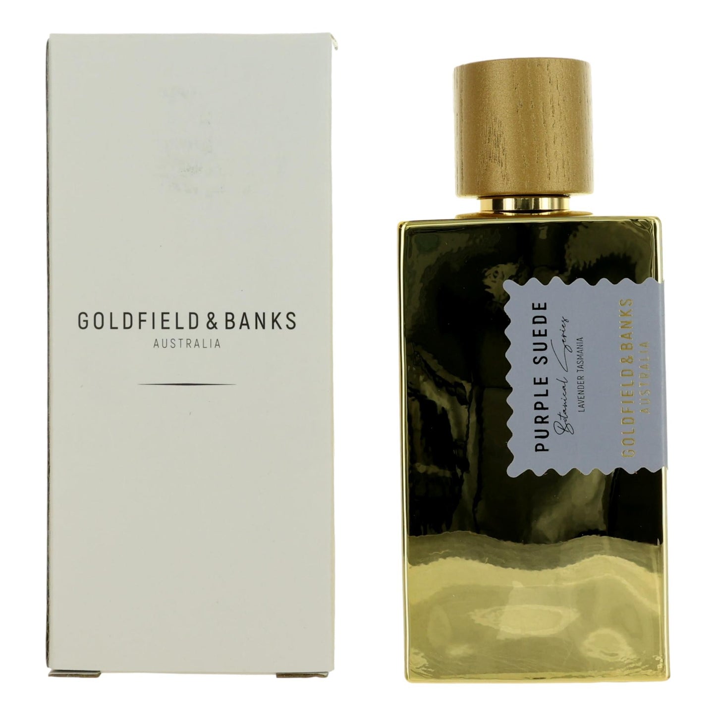 Purple Suede by Goldfield & Banks, 3.4oz Perfume Spray for Unisex Tester by Goldfield & Banks
