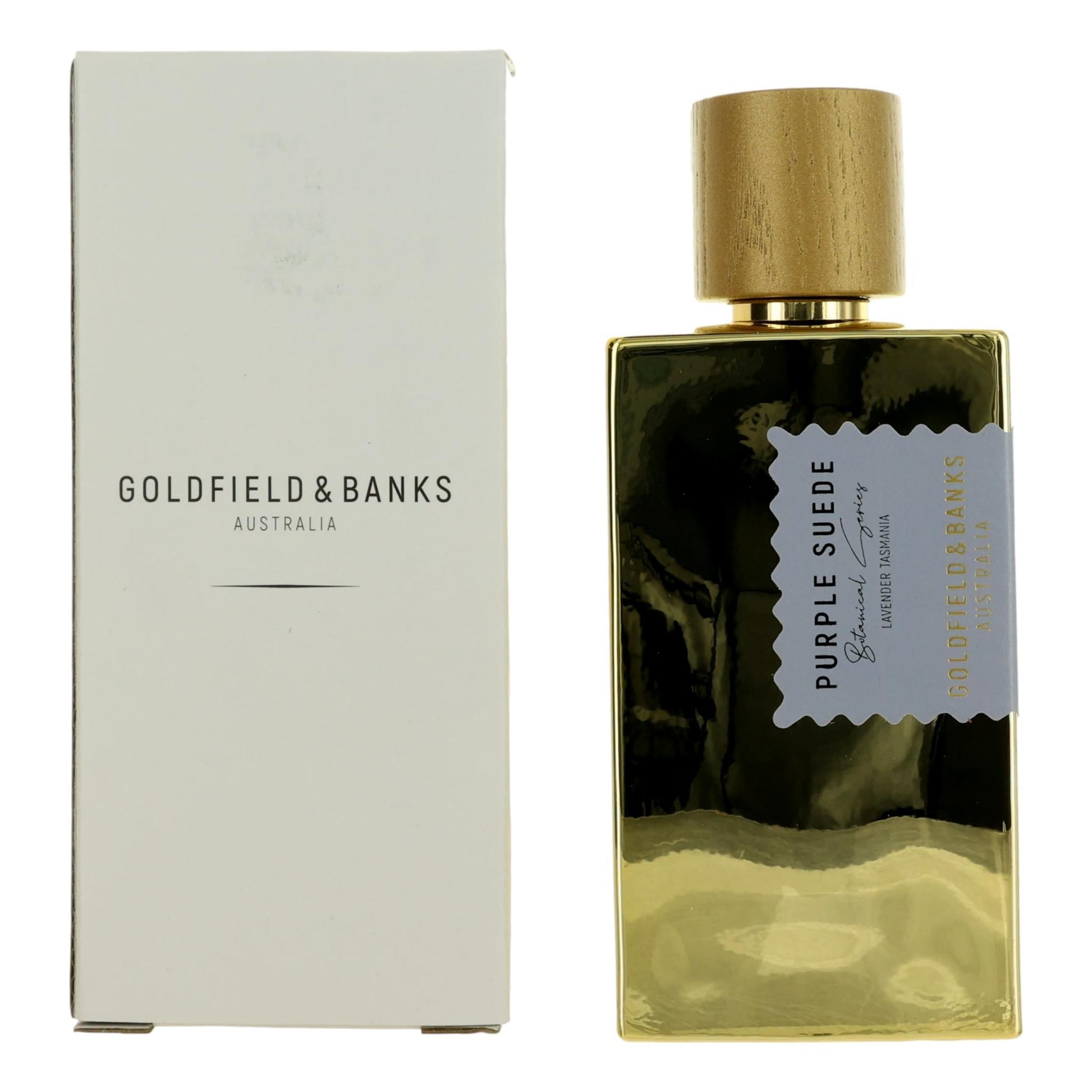 Purple Suede by Goldfield & Banks, 3.4oz Perfume Spray for Unisex Tester by Goldfield & Banks