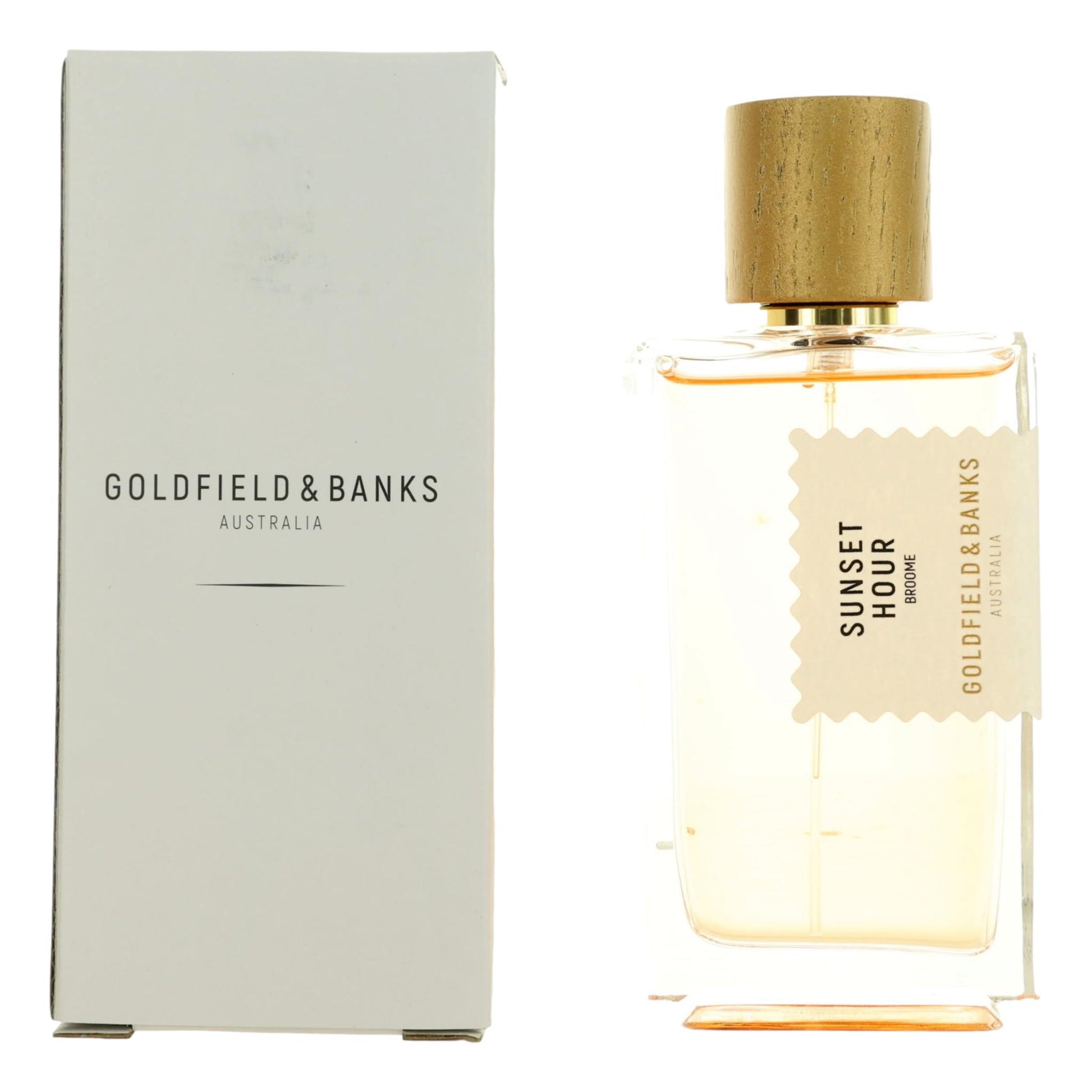 Sunset Hour by Goldfield & Banks, 3.4oz Eau de Parum Spray for Unisex Tester by Goldfield & Banks