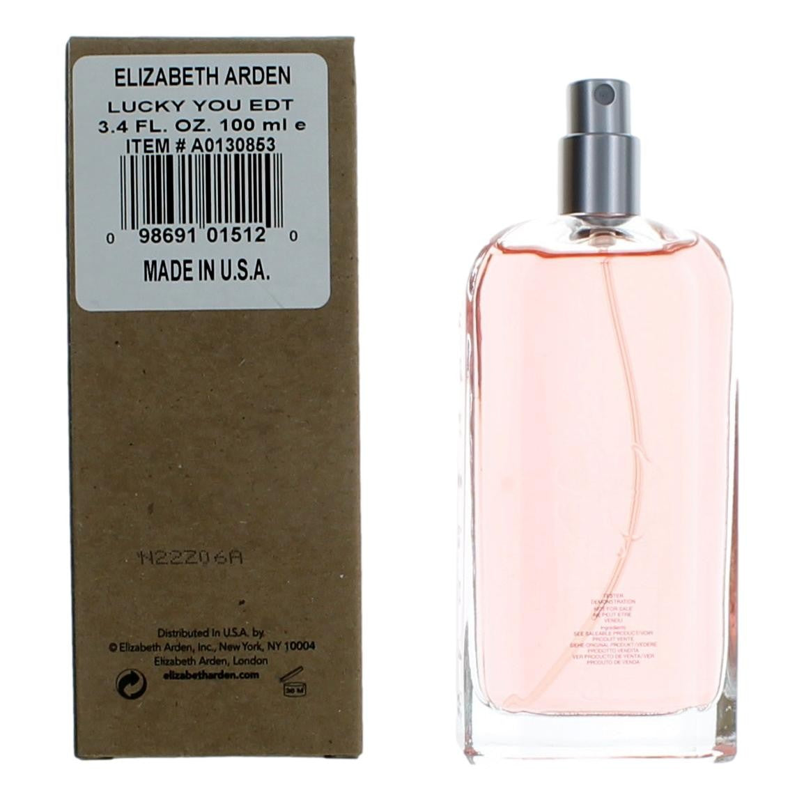 Lucky You by Lucky Brand, 3.4 oz EDT Spray for Women Tester by Lucky Brand