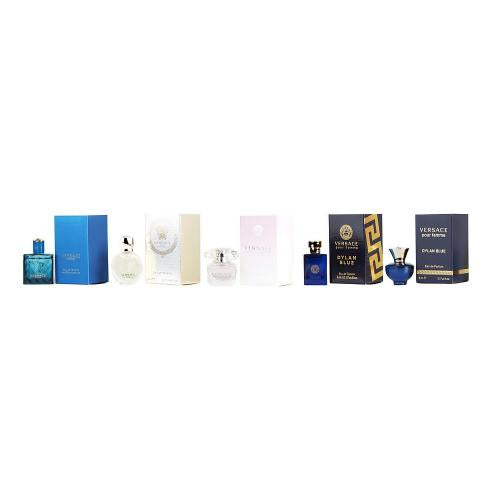 Versace 5 Piece Mini Gift Set For Men & Women by Versace