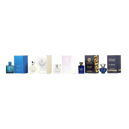 Versace 5 Piece Mini Gift Set For Men & Women by Versace