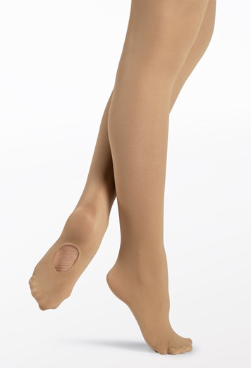 Adult Convertible Tights | 2-in-1 Cropped & Footed Hosiery