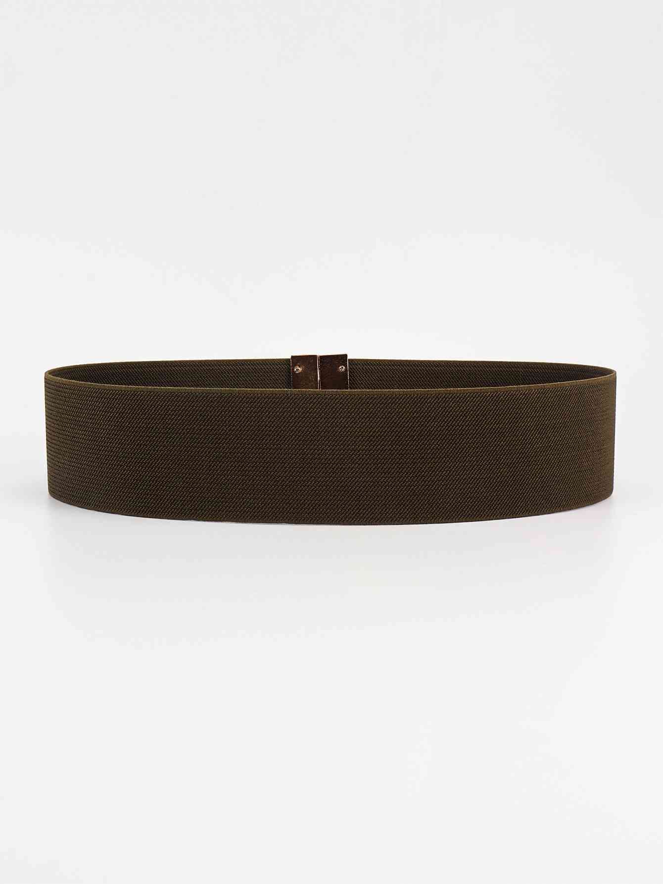 Women's Alloy Buckle Elastic Belt