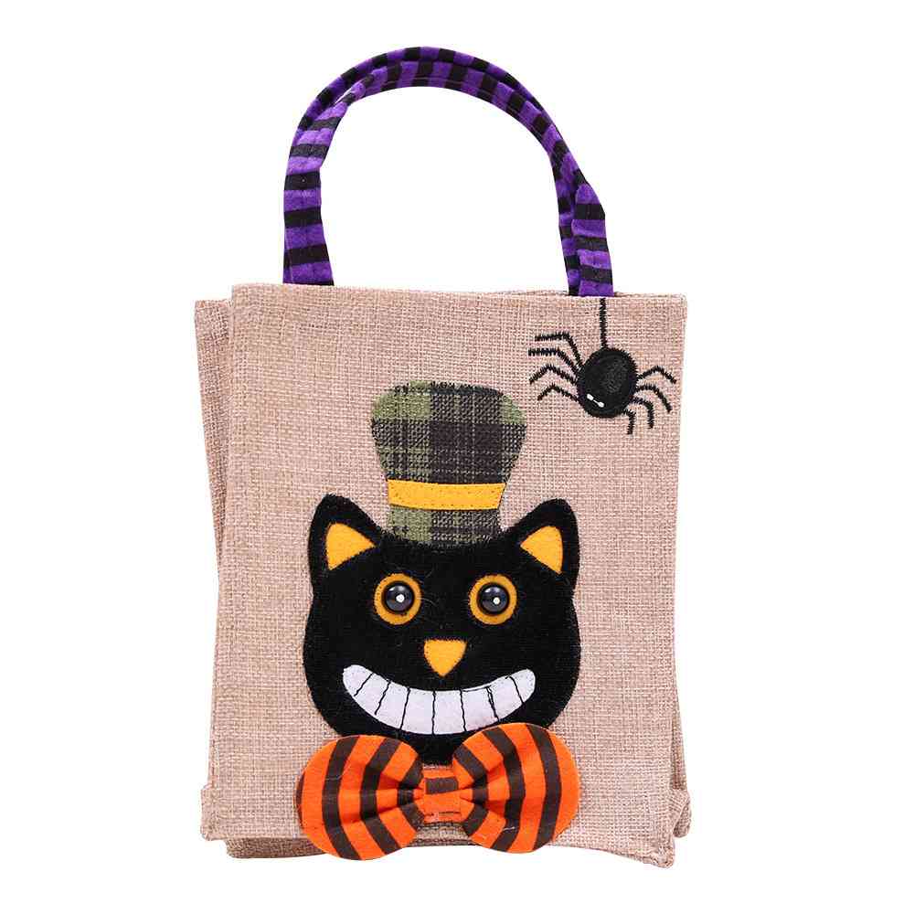 Assorted 2-Piece Halloween Element Tote Bag