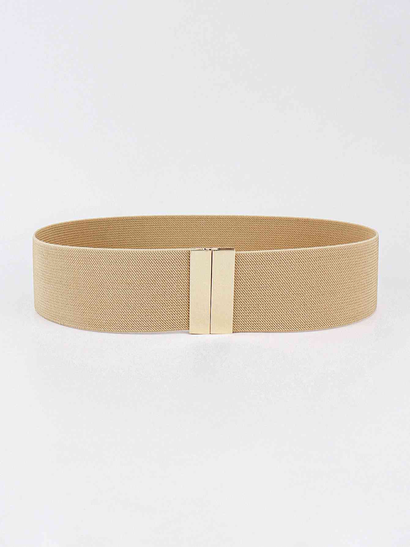 Women's Alloy Buckle Elastic Belt